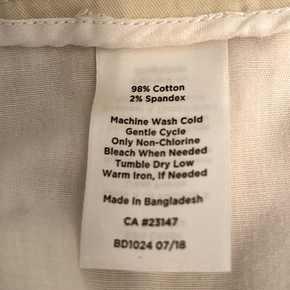 New Talbots Khaki Shorts in size 10 - Picture 5 of 6